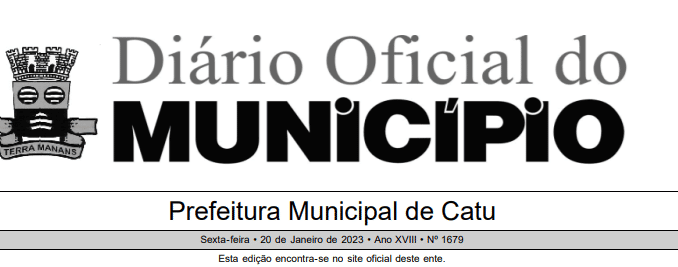 Reda Sa De Prefeitura De Catu Divulga Lista Candidatos