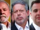 Luiz Inácio Lula da Silva (PT), Arthur Lira (PP-AL) e Rodrigo Pacheco (PSD-MG)Arte/CNN