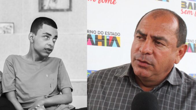 Prefeito de Esplanada decreta luto oficial após morte do filho Montagem mostra o prefeito de Esplanada, Nandinho da Serraria, e seu filho Jhon, que faleceu aos 28 anos, gerando luto oficial na cidade.