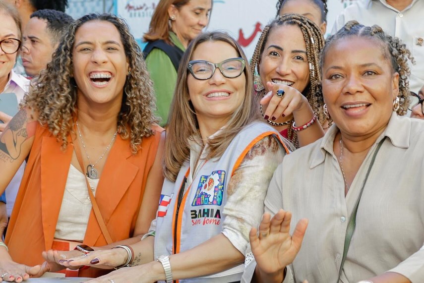 Primeira Dama Janja no projeto 