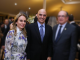 Ministro Alexandre de Moraes e sua esposa Viviane Barci juntos, sancionado pelos EUA pela Lei Magnitsky.